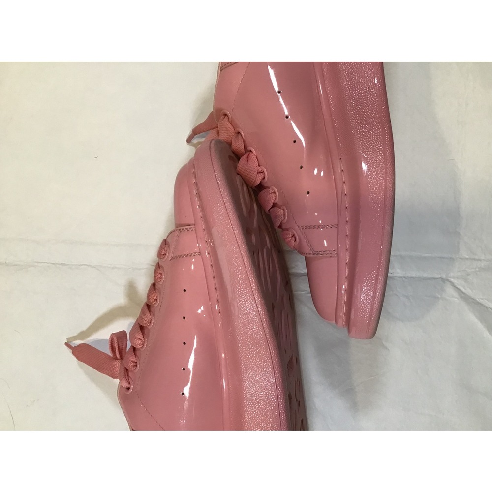 Alexander McQueen Platform Sneakers Pink Patent Leather Platform Shoes Womens - Picture 4 of 11